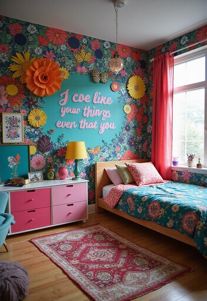 18 Stunning Bedroom Makeovers That Will Transform Your Space Into a Dreamy Retreat! - 12. Funky and Fun