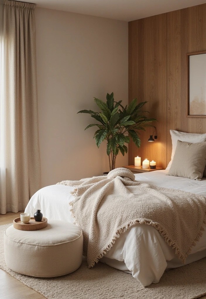 18 Stunning Bedroom Makeovers That Will Transform Your Space Into a Dreamy Retreat! - 16. Luxe Spa Retreat