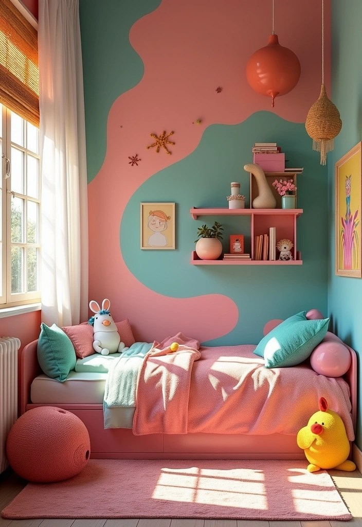 18 Stunning Bedroom Makeovers That Will Transform Your Space Into a Dreamy Retreat! - 17. Whimsical Wonderland