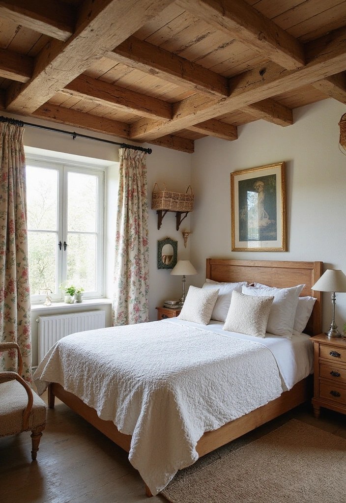 18 Stunning Bedroom Makeovers That Will Transform Your Space Into a Dreamy Retreat! - 3. Cozy Cottage Charm