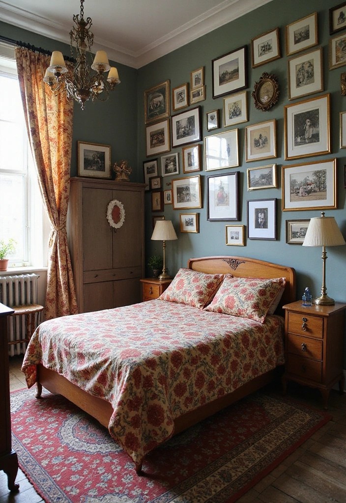 18 Stunning Bedroom Makeovers That Will Transform Your Space Into a Dreamy Retreat! - 7. Vintage Eclectic