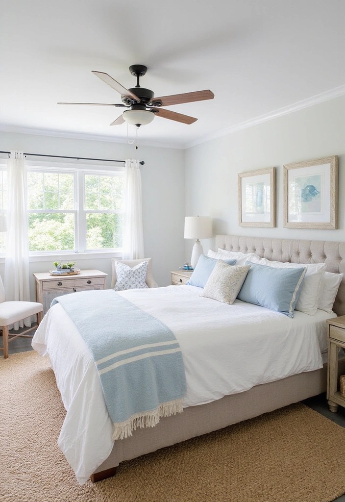 18 Stunning Bedroom Makeovers That Will Transform Your Space Into a Dreamy Retreat! - 8. Coastal Retreat