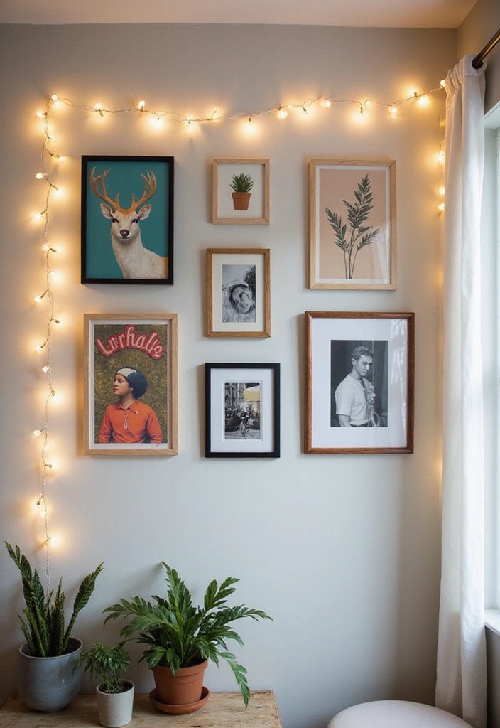 21 Bedroom Transformations Under $100 (Wait Until You See #9!) - 1. Chic Wall Art Gallery