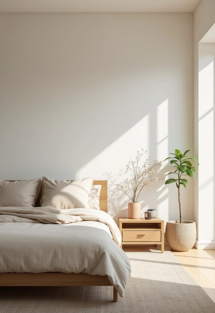 21 Bedroom Transformations Under $100 (Wait Until You See #9!) - 11. Minimalist Zen Space