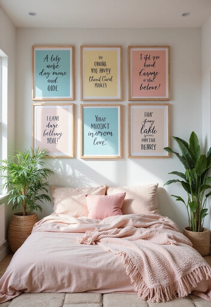 21 Bedroom Transformations Under $100 (Wait Until You See #9!) - 19. Inspirational Quotes